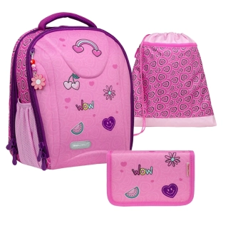 Školský set BELMIL Sturdy Heart Love 3-dielny